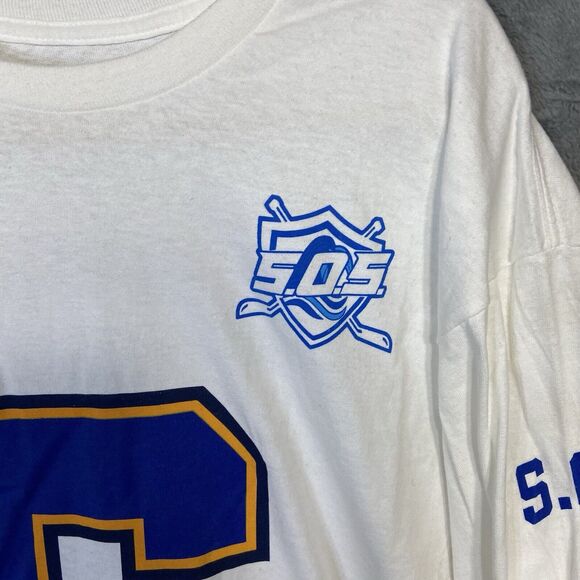 SZA SOS Tour Hockey Jersey Style Long Sleeve Size XL Tee 2023 TDE T Shirt NWOT - Picture 4 of 9